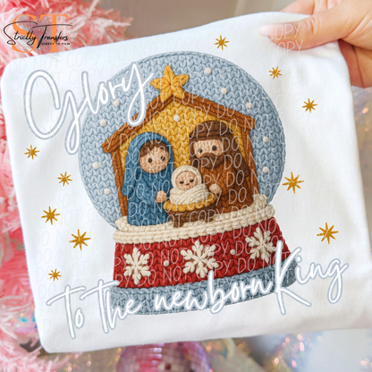 Glory to the Newborn King Direct to Film Transfers