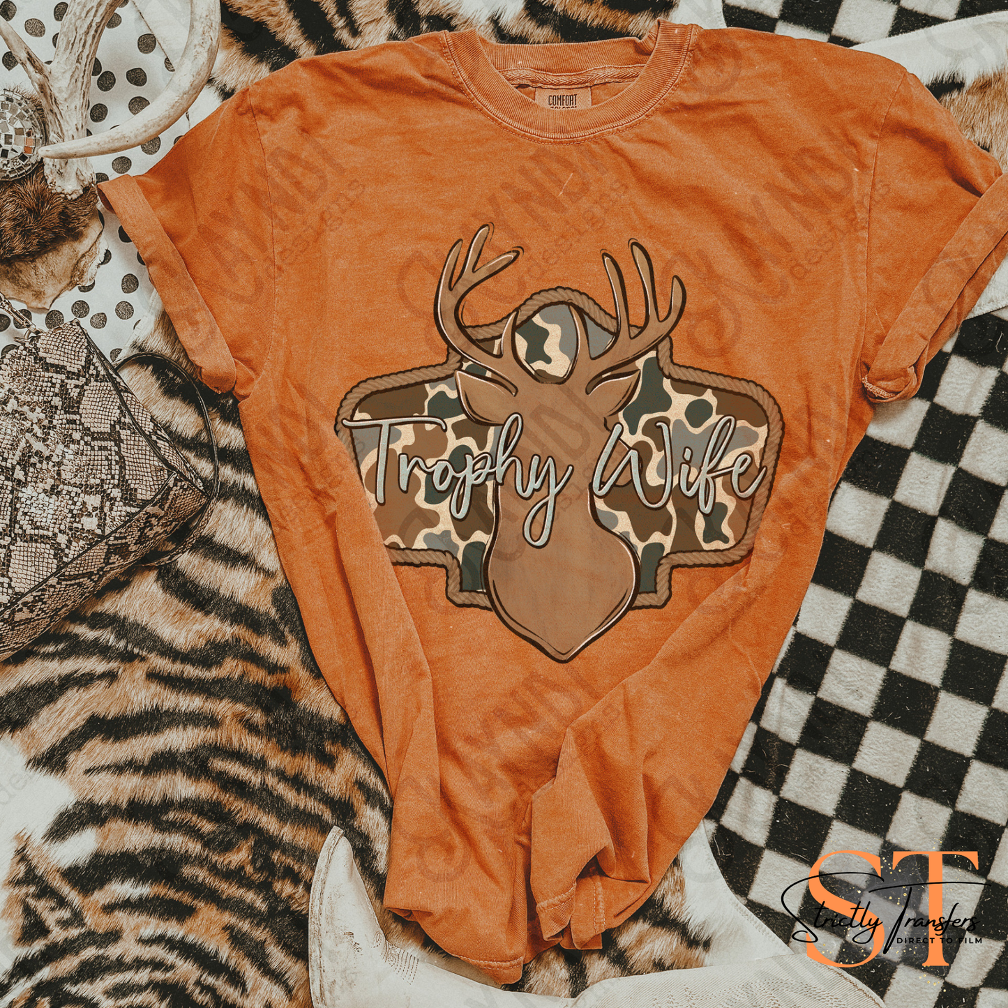 Trophy Wife Direct to Film Transfers