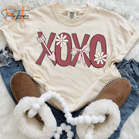 XOXO Direct to Film Transfers