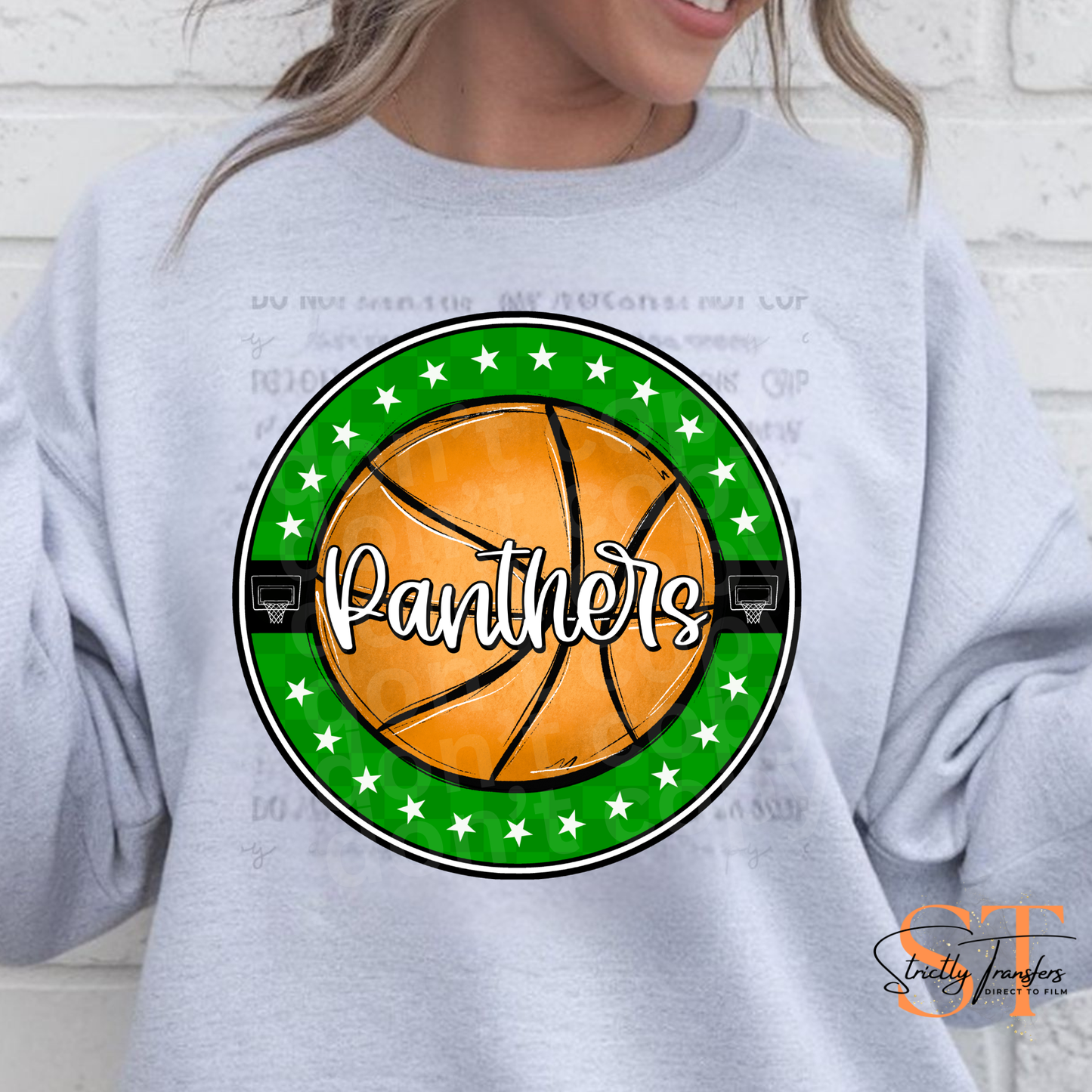 Panthers Basketball Star Circle Direct to Film Transfers