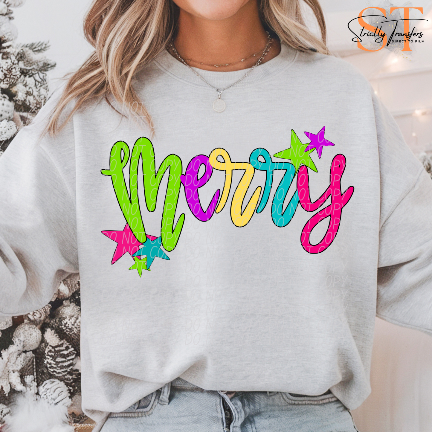 Merry- 3 Options Direct to Film Transfers