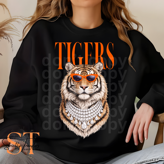 Tigers Vogue Mascot Direct to Film Transfers