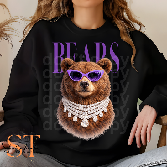 Bears Vogue Mascot Direct to Film Transfers
