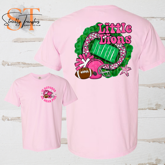 In October We Wear Pink Little Lions Direct to Film Transfers