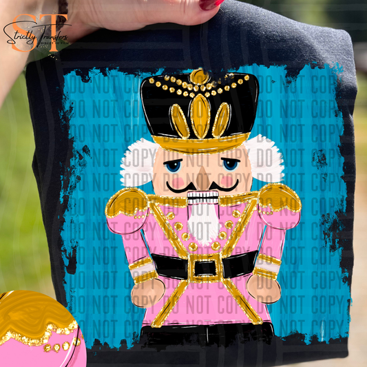 Painted Nutcracker Direct to Film Transfers