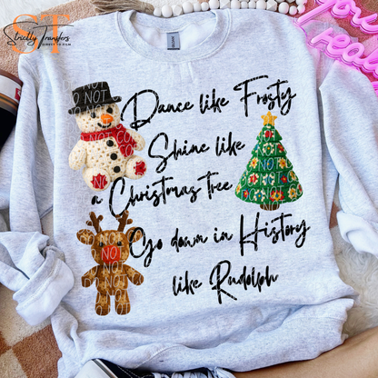 Dance Like Frosty Direct to Film Transfers