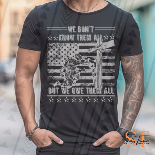 We Owe Them All Direct to Film Transfers