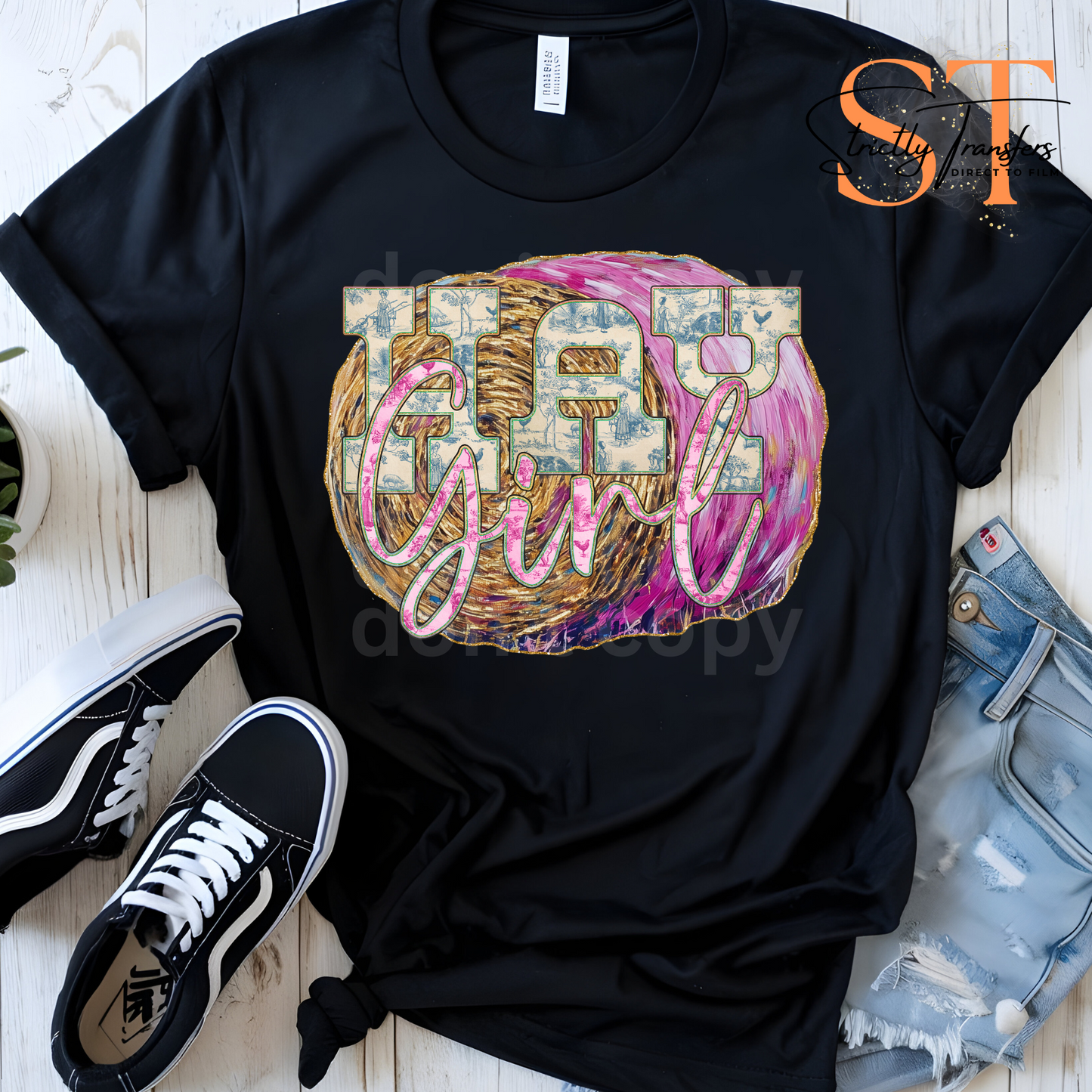 Hay Girl- Direct to Film Transfers