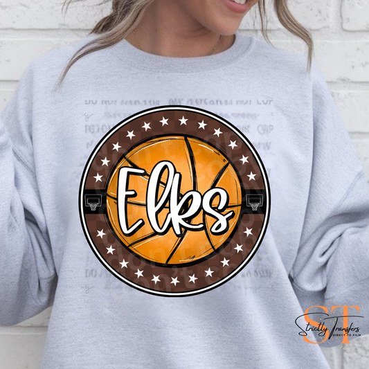Elks Basketball Star Circle Direct to Film Transfers