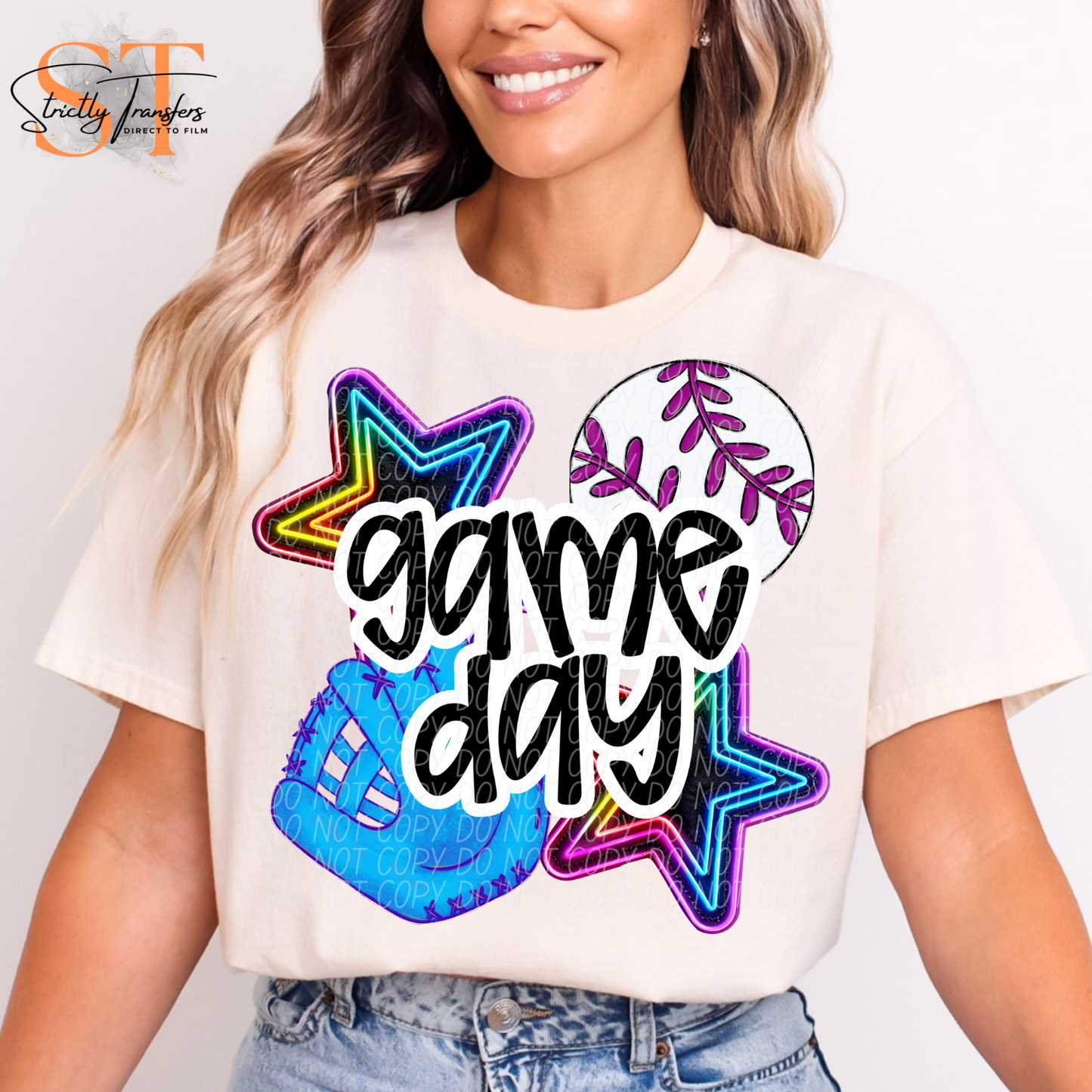 Game Day Bright Direct to Film Transfers