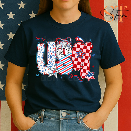 USA Cute Coquette Direct to Film Transfers
