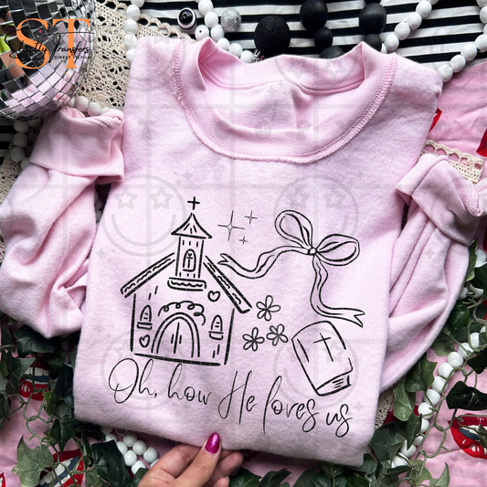 Oh How he Loves Us Direct to Film Transfers