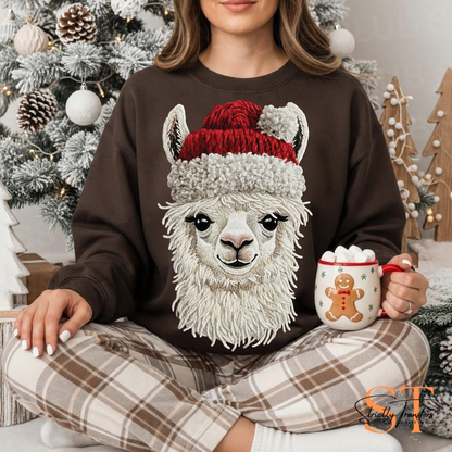 Faux Yarn Llama Direct to Film Transfers