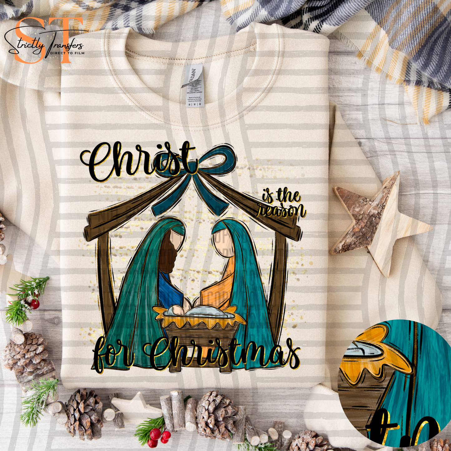 Christ is the Reason Direct to Film Transfers