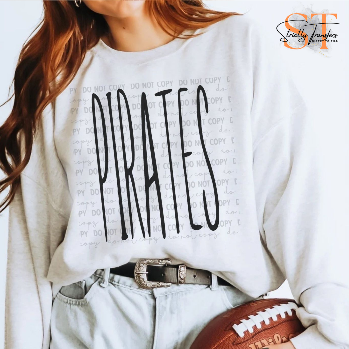 Pirates Skinny Oversized - 2 Colors Direct to Film Transfers