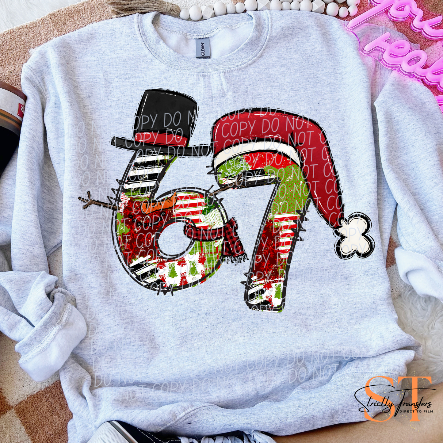 67 Patchwork Direct to Film Transfers