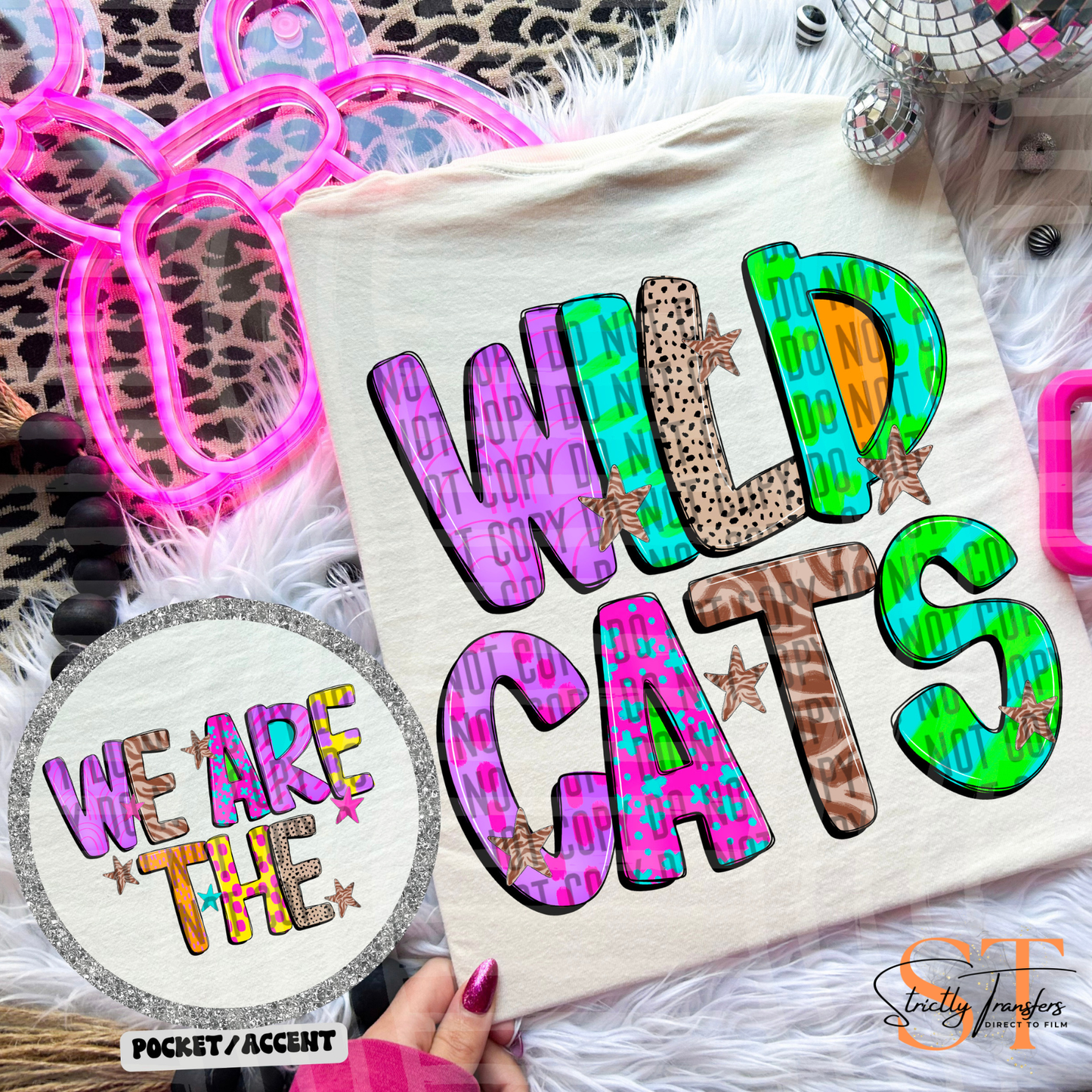 Wildcats Funky Pop Direct to Film Transfers