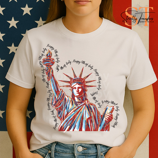 4th of July Statue of Liberty Direct to Film Transfers