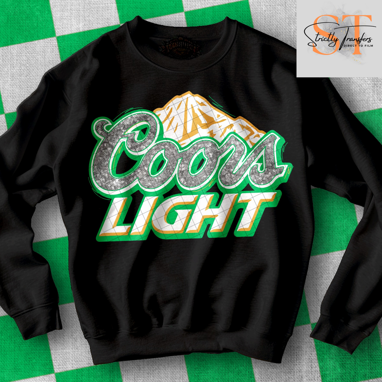 Coors Light Direct to Film Transfers