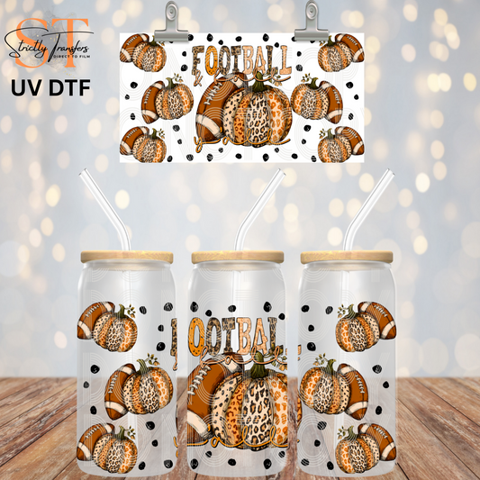 Football & Fall UV Libbey Wrap Direct to Film Wraps