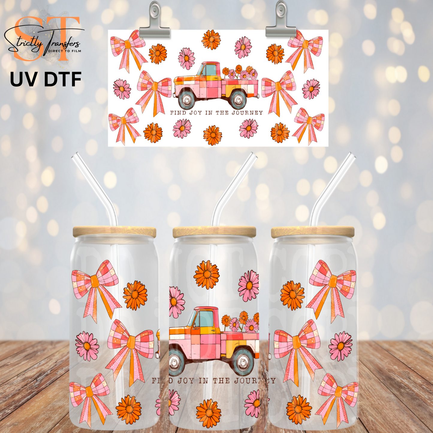 Find Joy UV Libbey Wrap Direct to Film Wraps