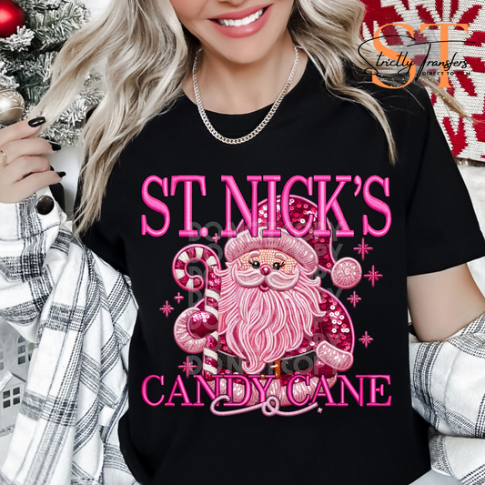 St Nicks Candy Cane Co Direct to Film Transfers