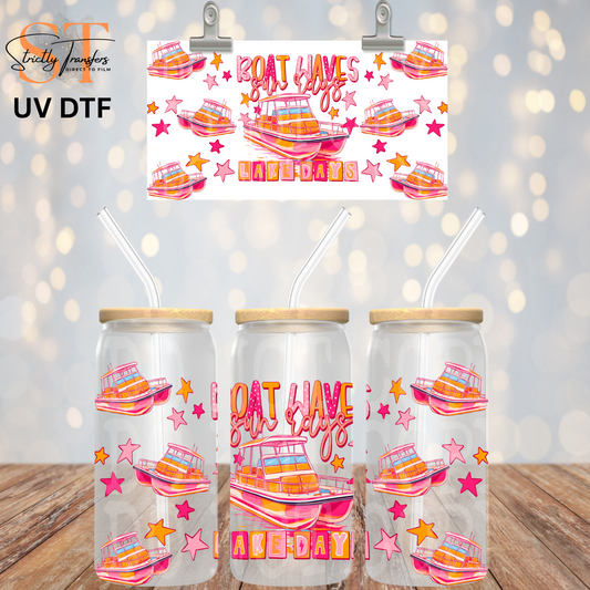 Boat Waves UV Libbey Wrap Direct to Film Wraps
