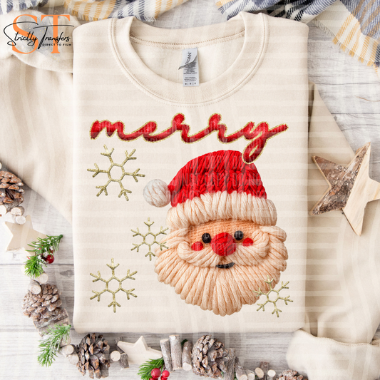 Merry Santa Direct to Film Transfers