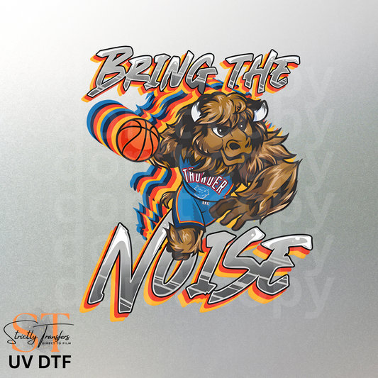 Thunder Bring the Noise UV Direct to Film Stickers/Decals