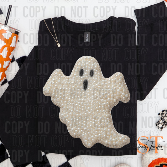 Ghost Faux Pearls Direct to Film Transfers