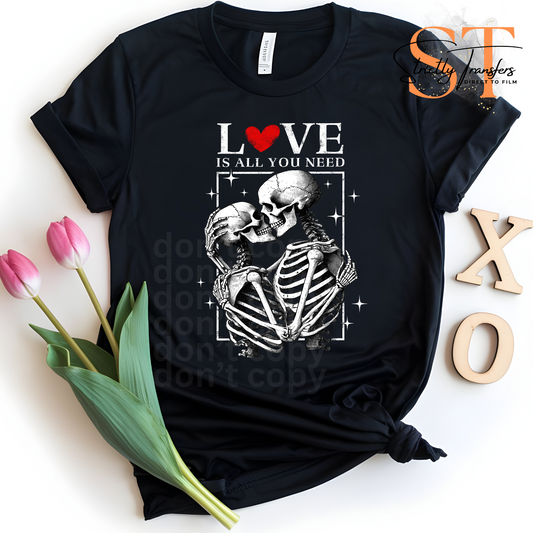 Love is All you Need Direct to Film Transfers