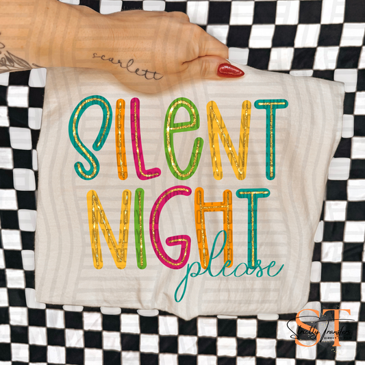 Silent Night Please Direct to Film Transfers