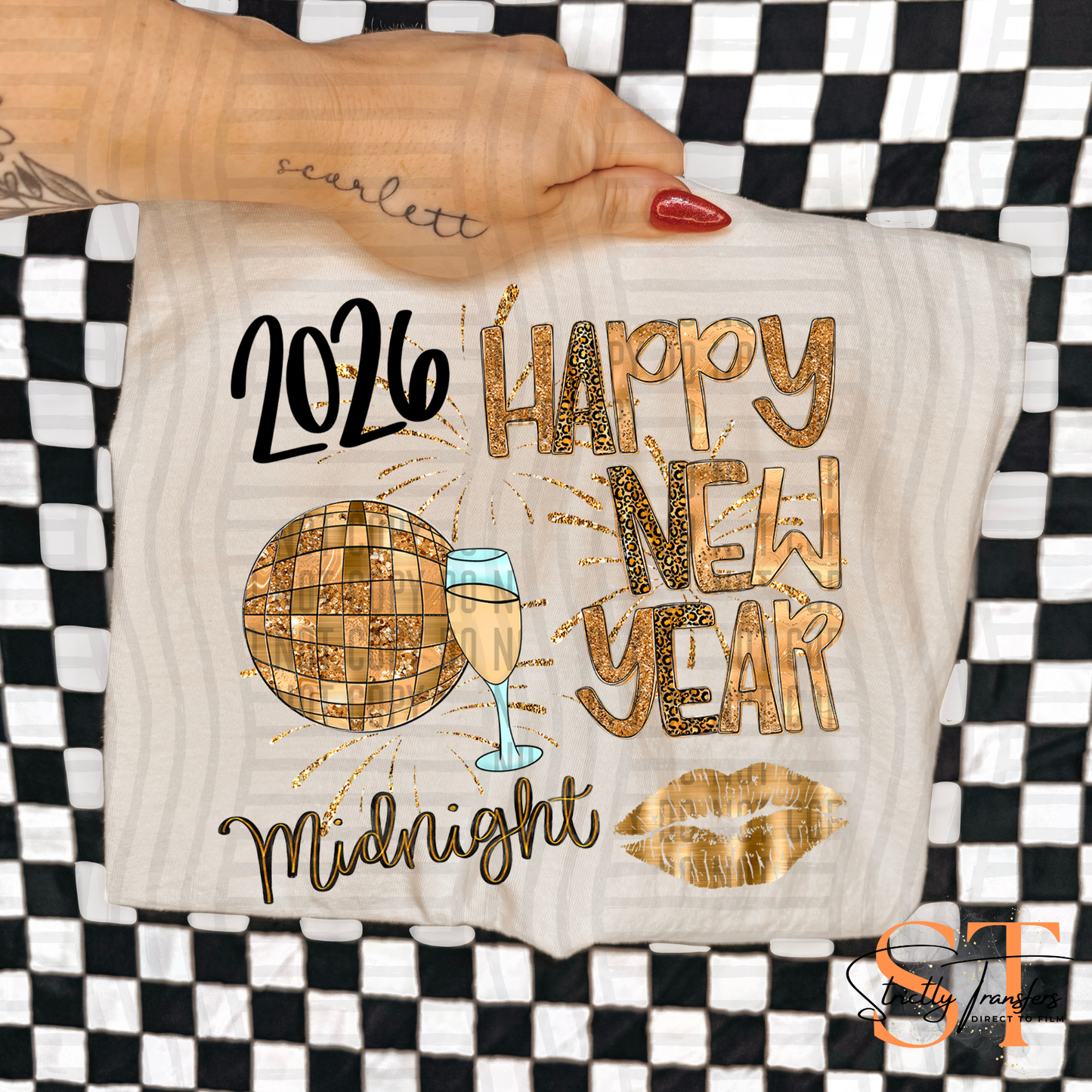 Happy New Year 2026 Direct to Film Transfers