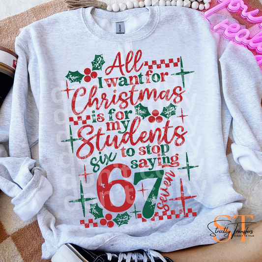 All I want is my Students to Stop Saying 67Direct to Film Transfers