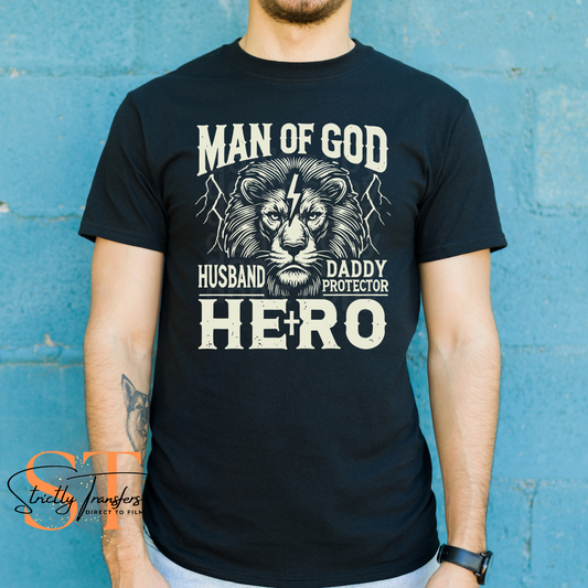 Man of God Hero Direct to Film Transfers