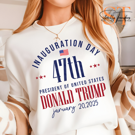 Inauguration Day Trump Direct to Film Transfers