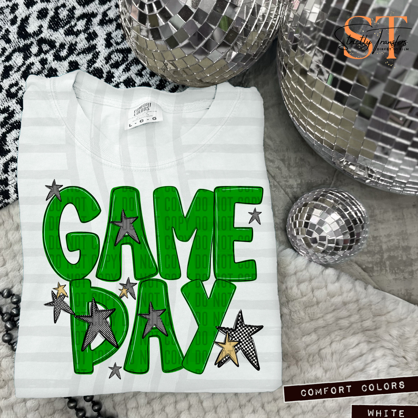 Game Day Checkmate Direct to Film Transfers