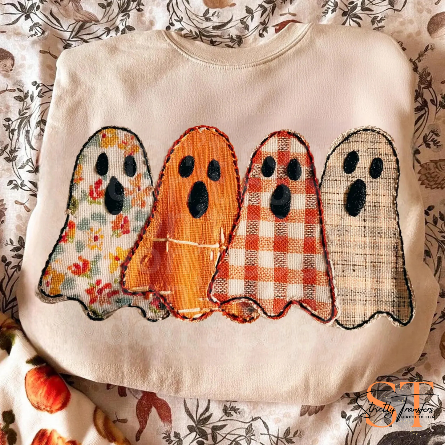 Patchwork Ghosts Direct to Film Transfers
