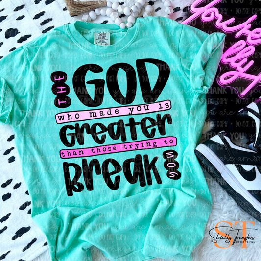 God is Greater Direct to Film Transfers