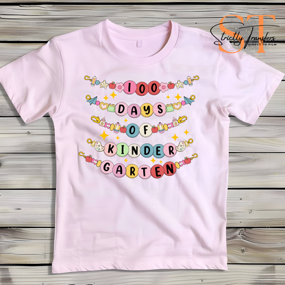 100 Days Friendship Bracelet Kindergarten Direct to Film Transfers