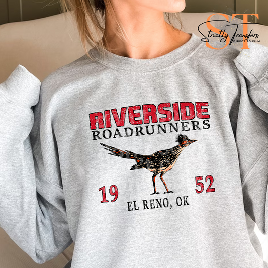 Riverside Roadrunners Weathered Direct to Film Transfers