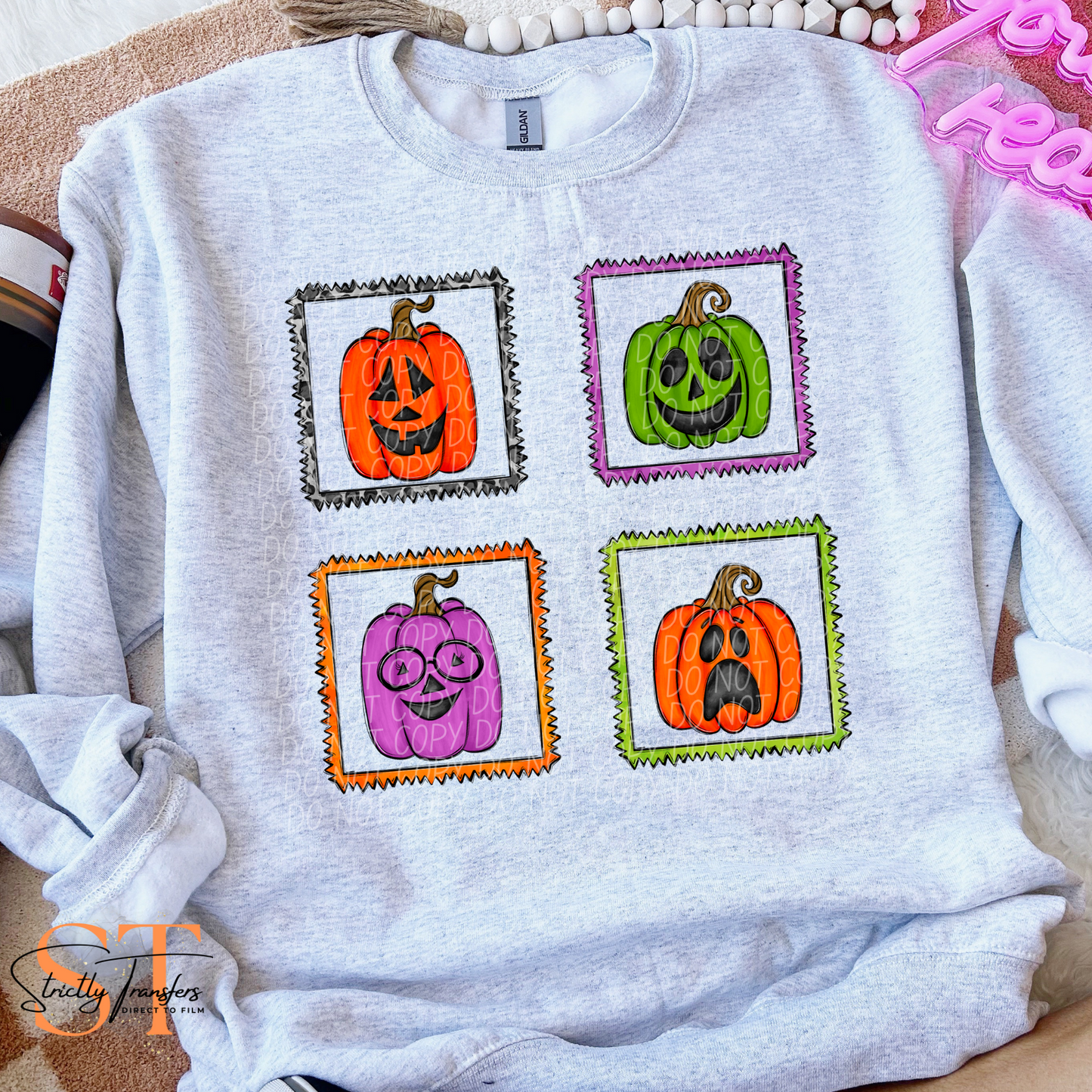 Cute Pumpkins Direct to Film Transfers