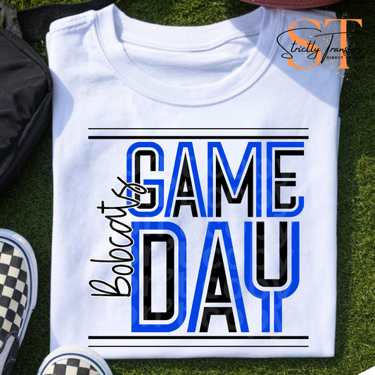 Bobcats Two Toned Game Day Direct to Film Transfers