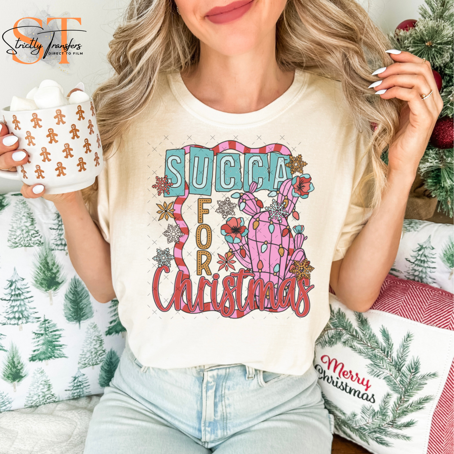 Succa for Christmas Direct to Film Transfers