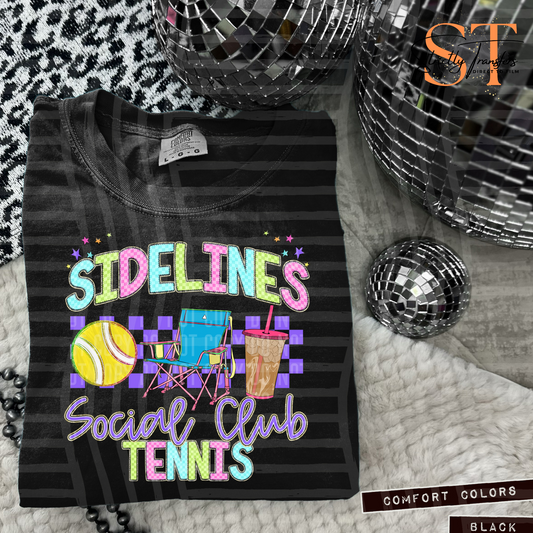Sidelines Social Club Tennis Direct to Film Transfers