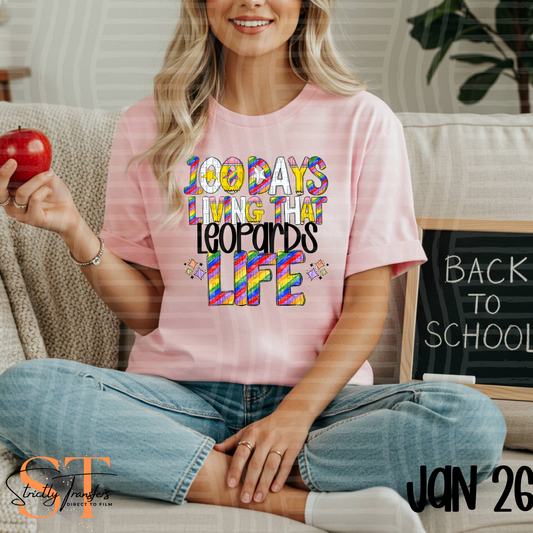 100 Days Living that Leopards Life Direct to Film Transfers