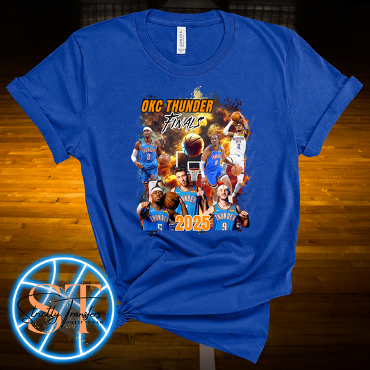 OKC Thunder Finals Bootleg Vibe Direct to Film Transfers