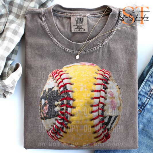 Patchwork Softball Direct to Film Transfers