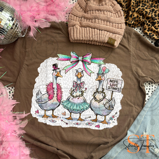 Nope Love Stinks Direct to Film Transfers