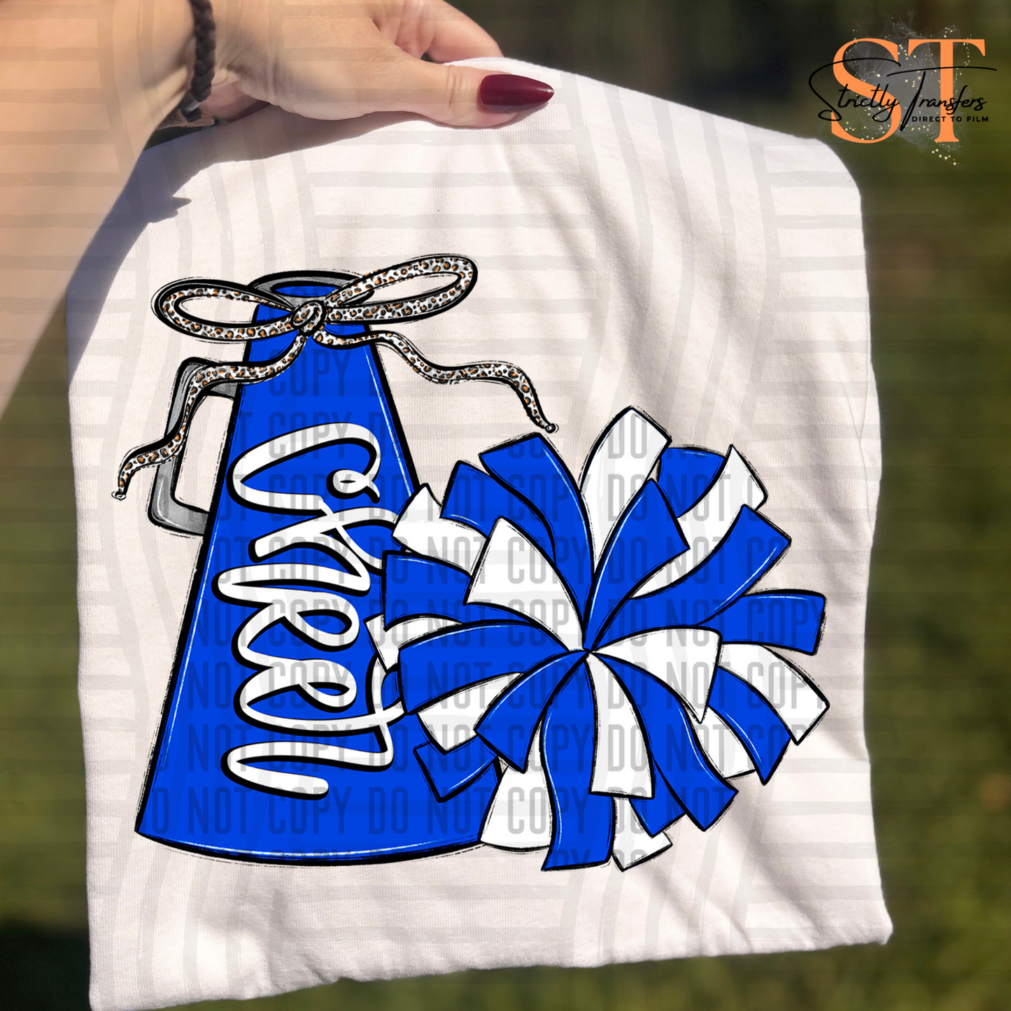 Cheer Megaphone - 8 options Direct to Film Transfers